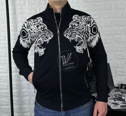 Кофта на молнии Plein Tigers Crystall премиум