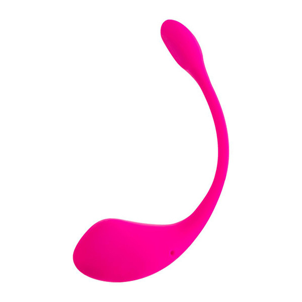 Розовое силиконовое виброяйцо 18см с управлением через приложение Lovense Lush 2 Smart Vibrating Egg Pink LE-03