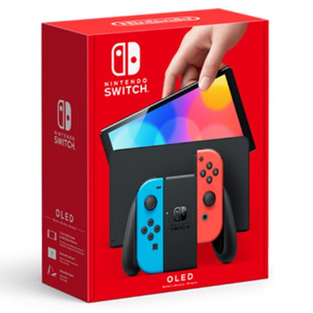 Игровая приставка Nintendo Switch OLED Neon Blue\Neon Red