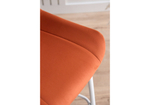 Барный стул Woodville Седа 360 терракотовый (zd 432), белый np, ножки белые