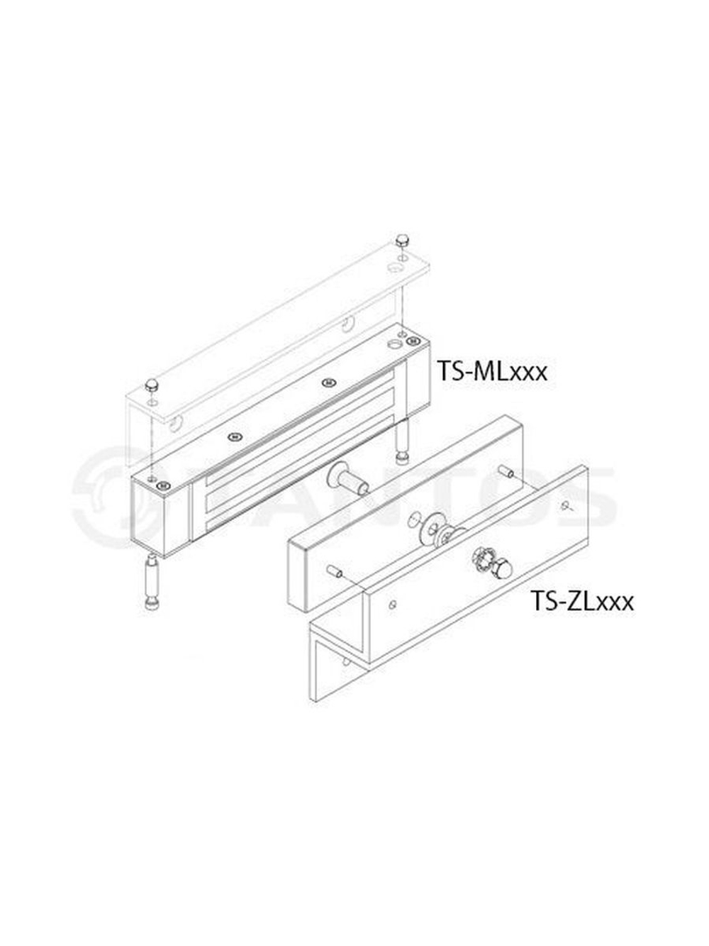 Уголок монтажный Z-образный TS-ZL500