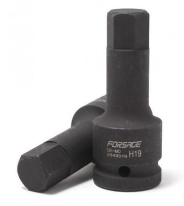 Головка-бита 6-гранная ударная 27мм 3/4'' RockForce##Rock FORCE RF-2649027