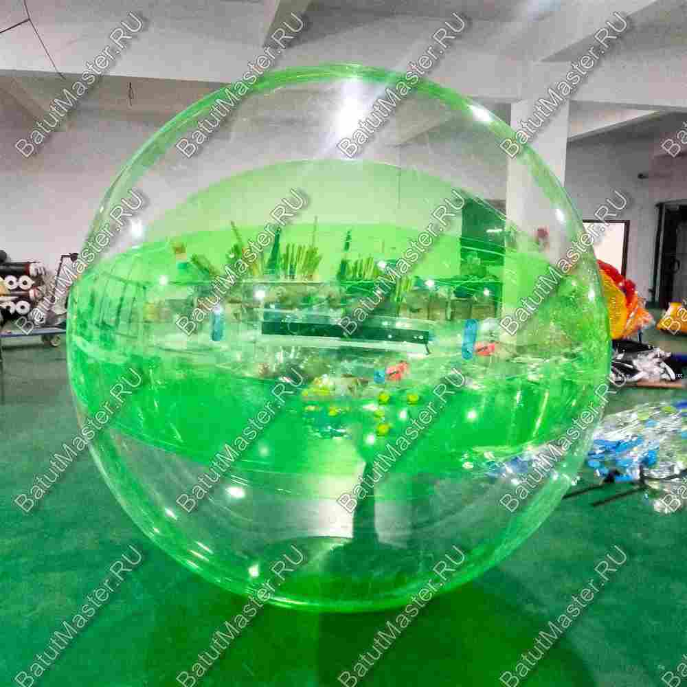 Аттракцион Водный шар ПВХ «Арбуз» 1,5*1,5*1,5 м