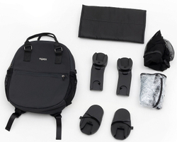 Коляска Agex Prima Pro 3 в 1 с автокреслом i-Safe Grey Midnight Grey (Темно-серый)