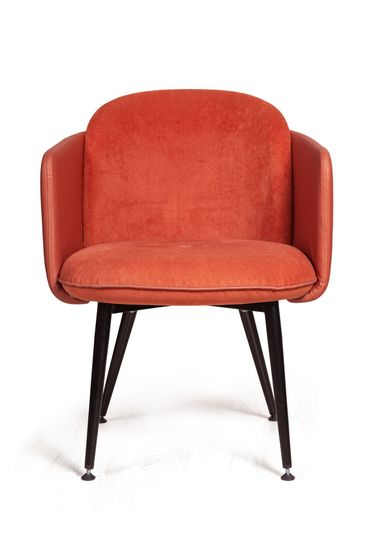 Стул с подлокотниками Phoenix (Феникс), ткань комбинированная с экокожей