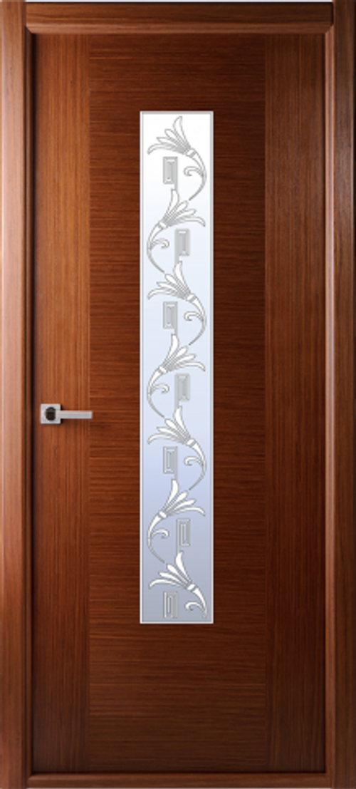 Дверь Классика Люкс / Цвет Орех / Мателюкс белый / Двери Belwooddoors