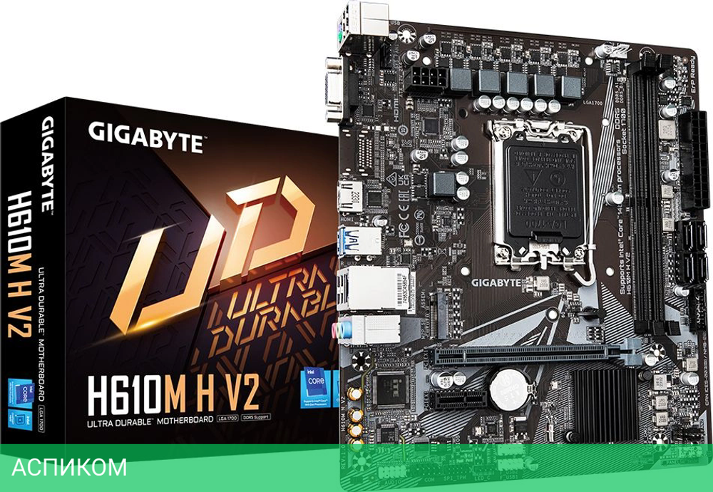 Материнская плата GigaByte H610M H V2 DDR5