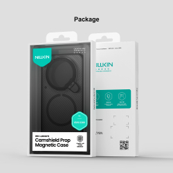 Чехол с MagSafe от Nillkin на Vivo X300 с прозрачной откидной крышкой, серия CamShield Prop Magnetic (версия с прозрачной крышкой объектива)