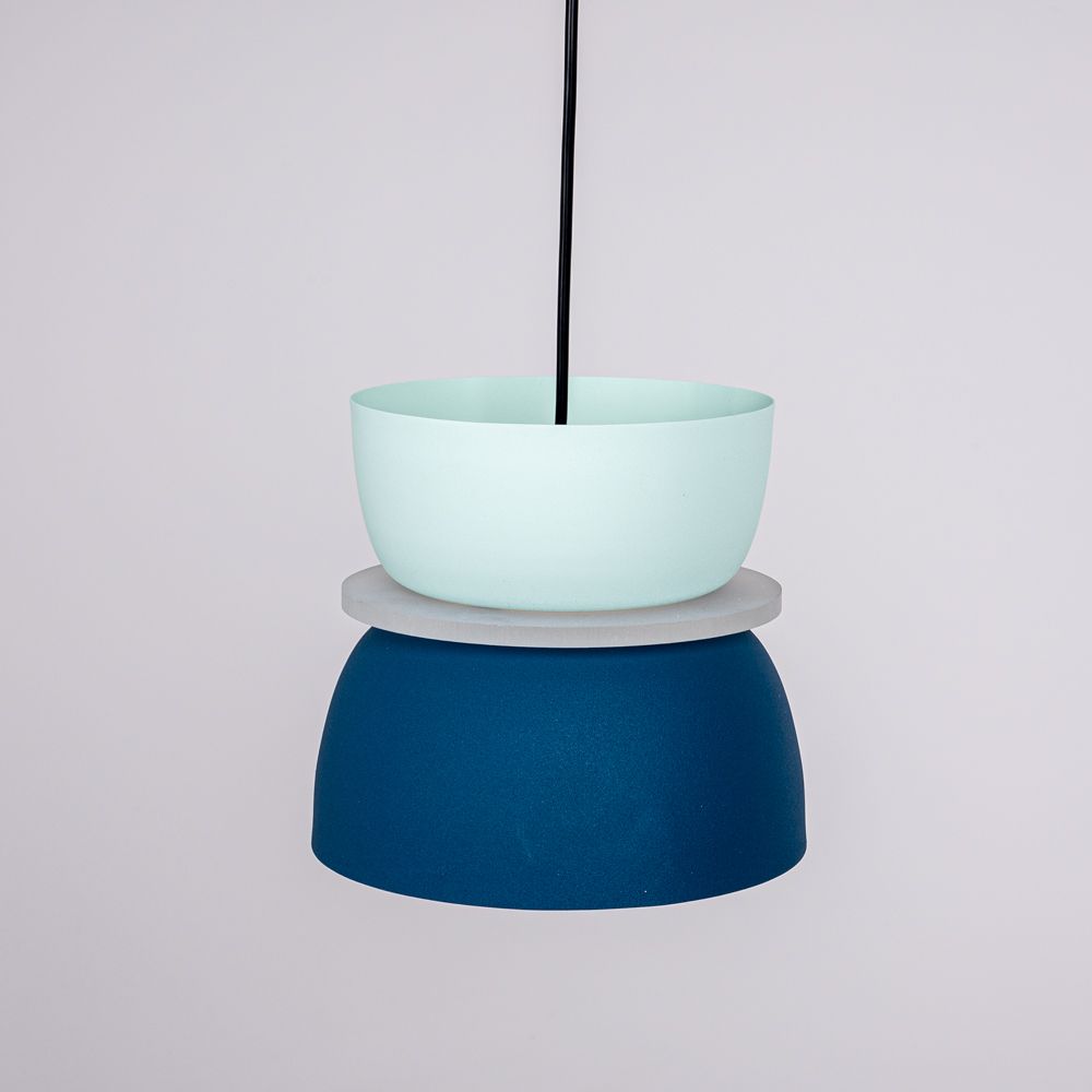 Подвесной светильник ILO D22 blue/mint