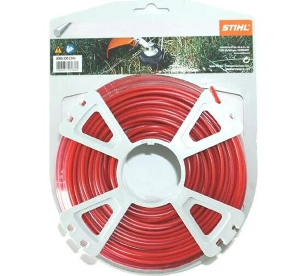 Леска для триммеров STIHL  многоугольное диам:2,7мм длина:80м (0000-930-3343)