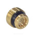 Переходник латунь 1/2"x3/4" под евроконус НР R483 Giacomini R483Y023