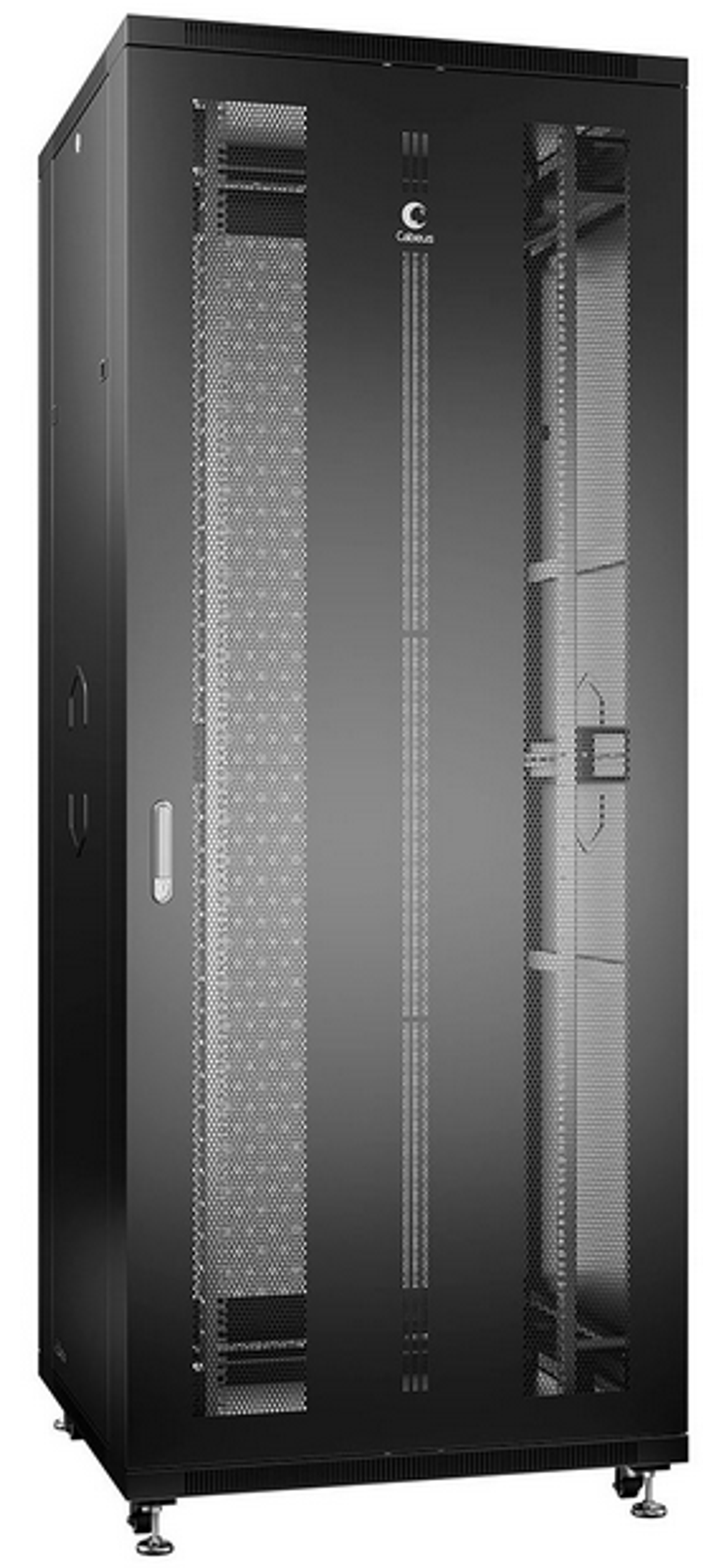 Шкаф напольный 19", 42U Cabeus ND-05C-42U80/80-BK
