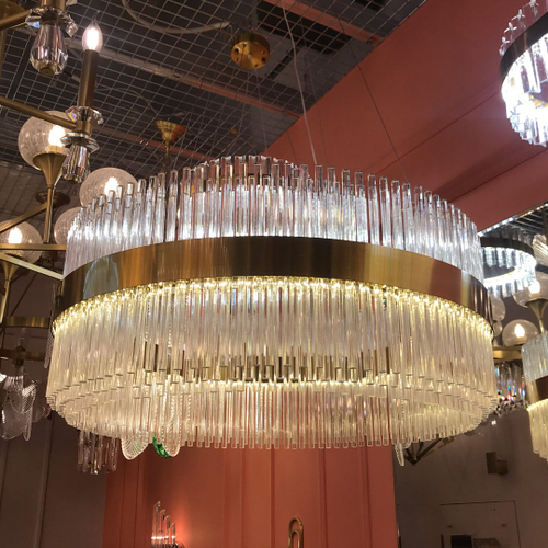 Люстра Cloyd CADANCE-A C1 / Ø65 см - латунь (арт.10334)