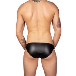 Мужские трусы слипы черные Cosmos Colors MR20_B