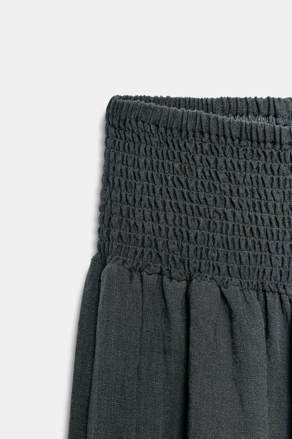 ZARA БРЮКИ BAGGY С ЭЛАСТИЧНЫМ ПОЯСОМ, АНТРАЦИТОВО-СЕРЫЙ