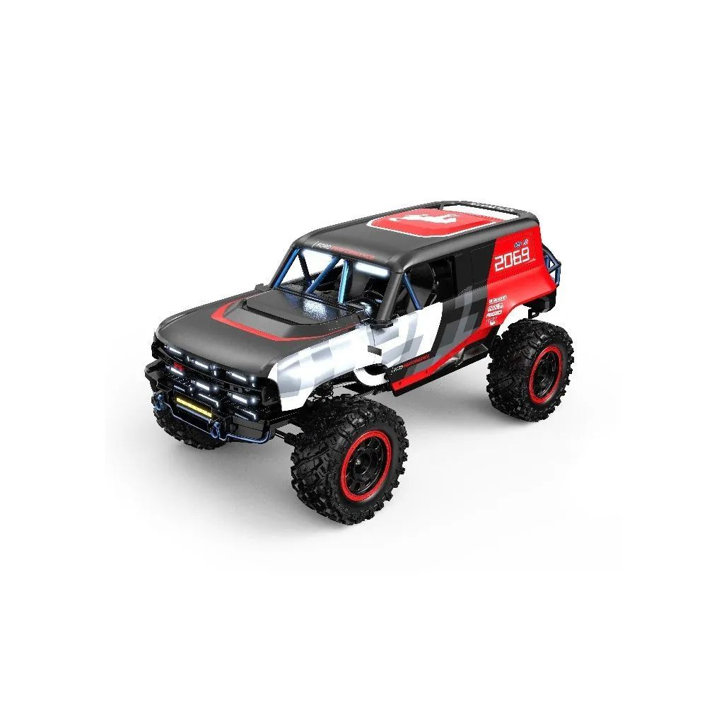 MJX H12P 1/12 , Ford Bronco , RC краулер с бесколлекторным мотором, алюминиевый корпус, металлические амортизаторы и шестерни, RTR