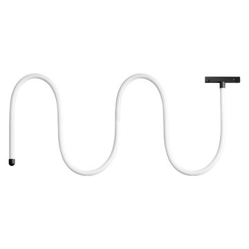 Трековый светильник «ГИБКИЙ НЕОН» для низковольтного шинопровода FLUM 25W 4000K 359140 черный KONST Ramo Novotech