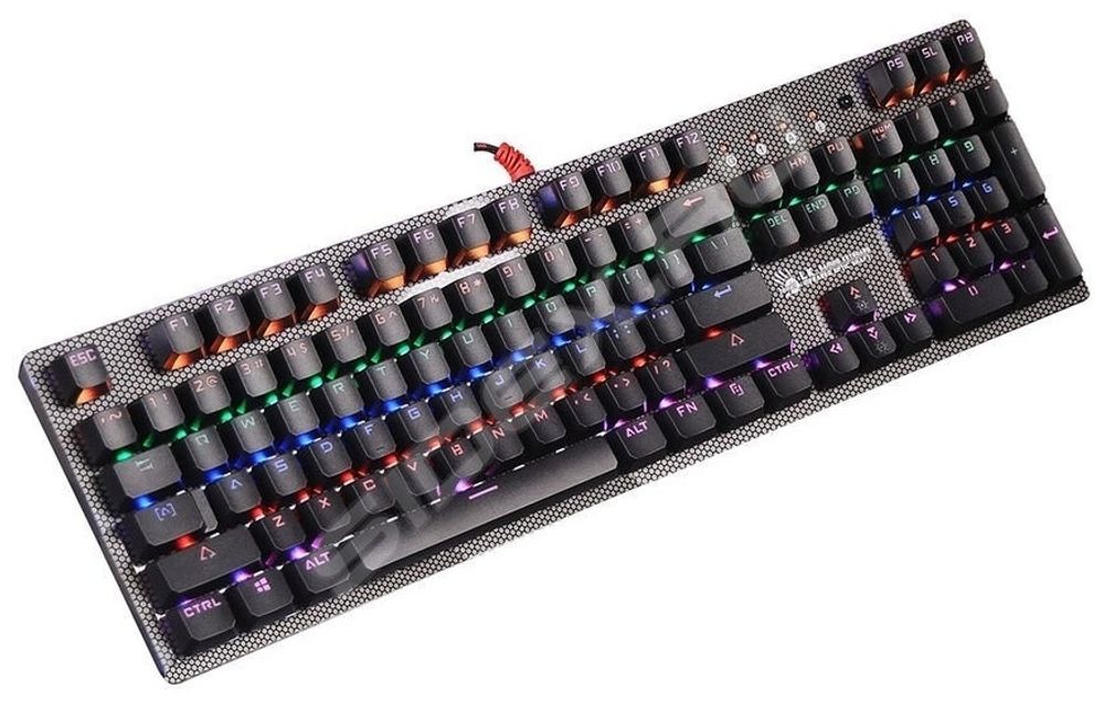 Клавиатура A4Tech Bloody B810R черный-серый