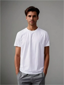 Футболка однотонная базовая хлопок унисекс Баракаттекс