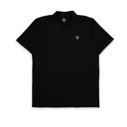 Поло Питерский Щит "Лого" Чёрный