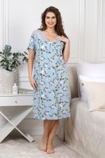 Ночная сорочка Модест-1 Виотекс ГОЛУБОЙ