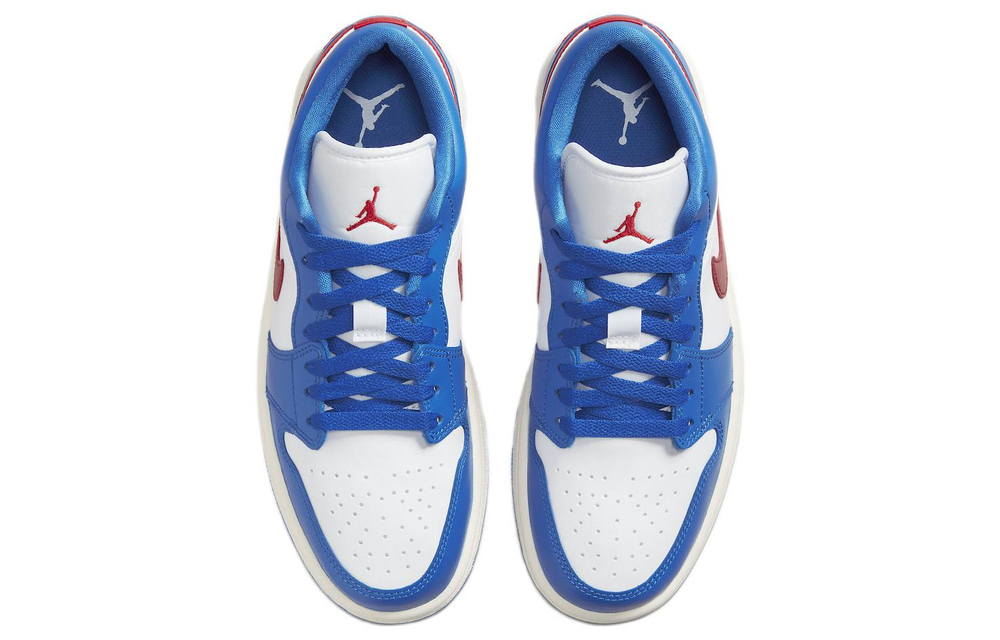 Jordan 1 Low Sport Blue Gym Red Women's