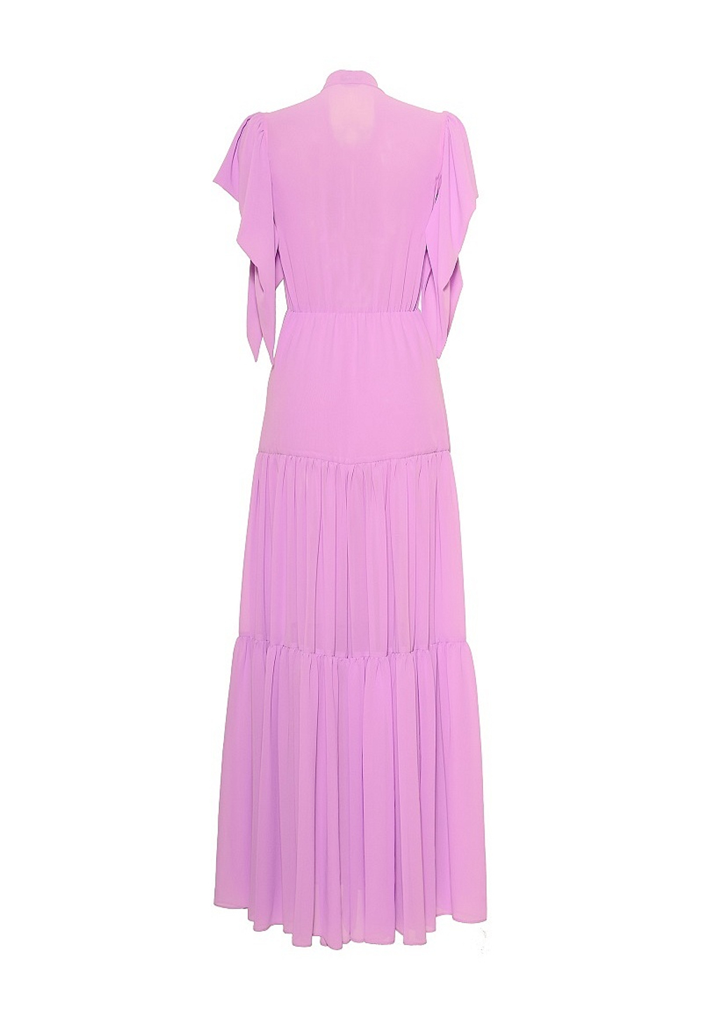 Платье в пол с юбкой "ярусы" 30-15SS