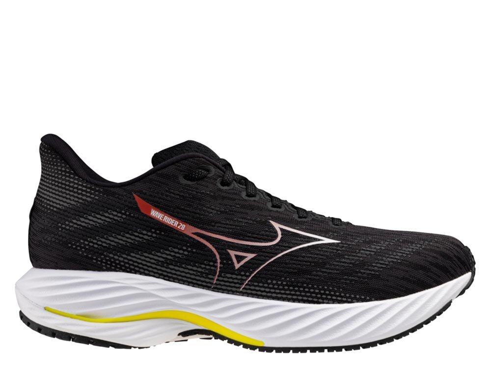 Кроссовки для бега мужские Mizuno Wave Rider 28 M Black-Red
