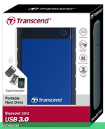 Внешний накопитель Transcend StoreJet 25H3B 2TB синий (TS2TSJ25H3B)