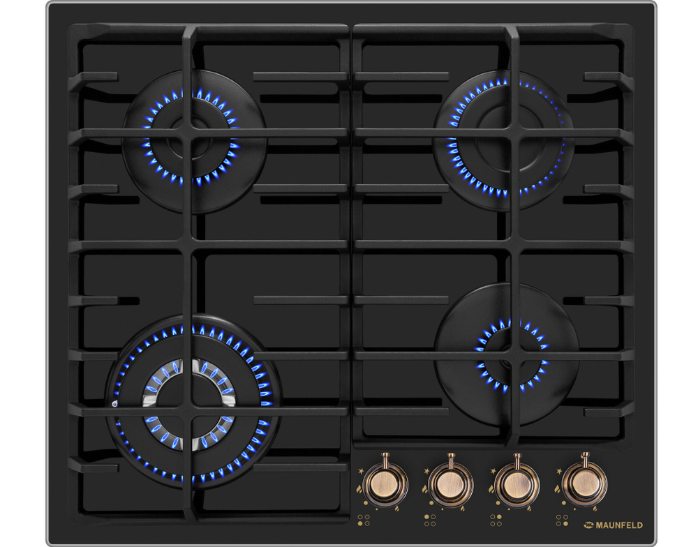 Газовая варочная панель MAUNFELD EGHG.64.63CB.R/G фото 