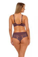 Бюстгальтер с мягкой чашкой из кружева цвета какао (Размер: 75H) (Цвет: какао)