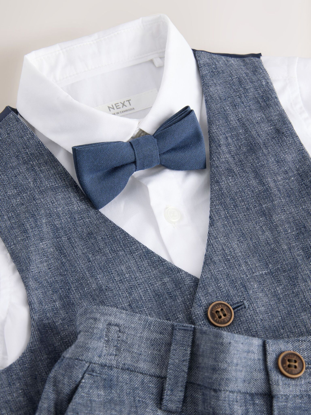 Комплект из четырех предметов для мальчика Next AG8-617, Белый, Синий