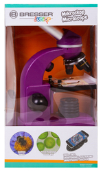 Микроскоп Bresser Junior Biolux SEL 40-1600x, фиолетовый