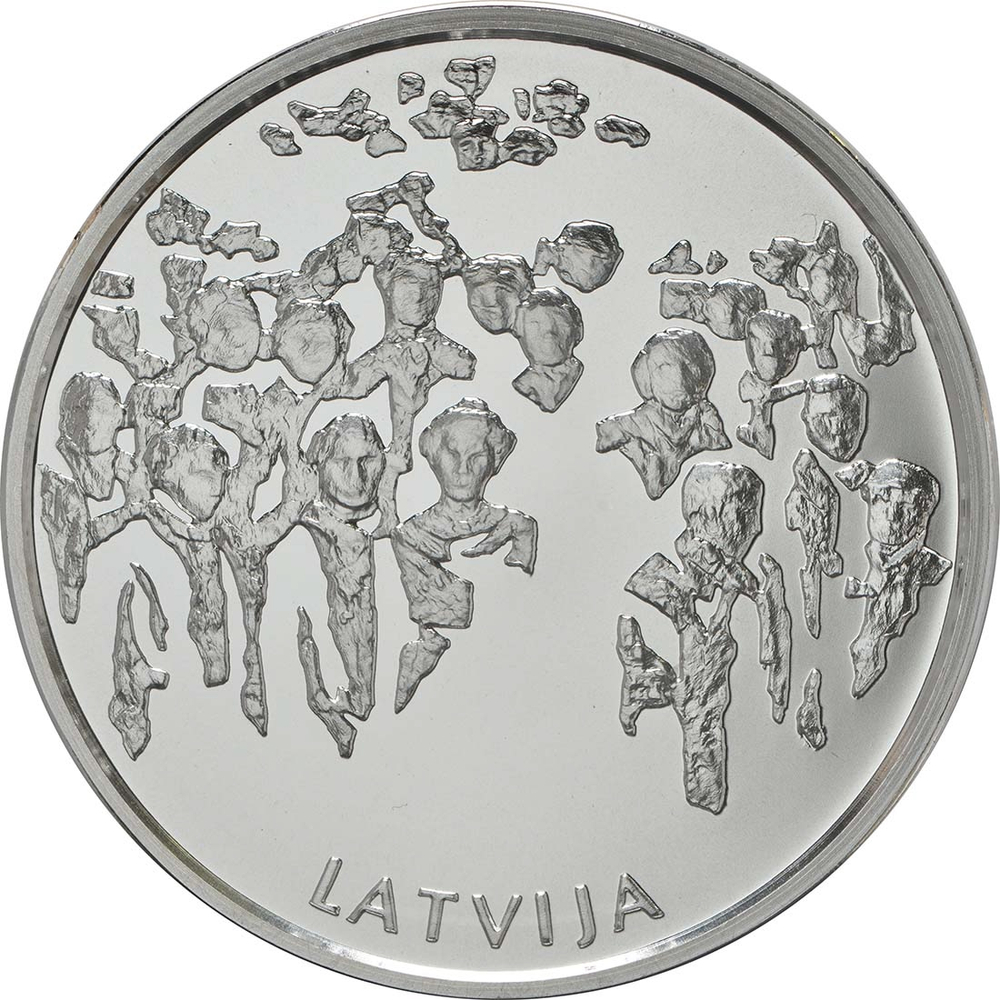 ЛАТВИЯ, 2018, 5 ЕВРО [СЕРЕБРО] [PROOF]