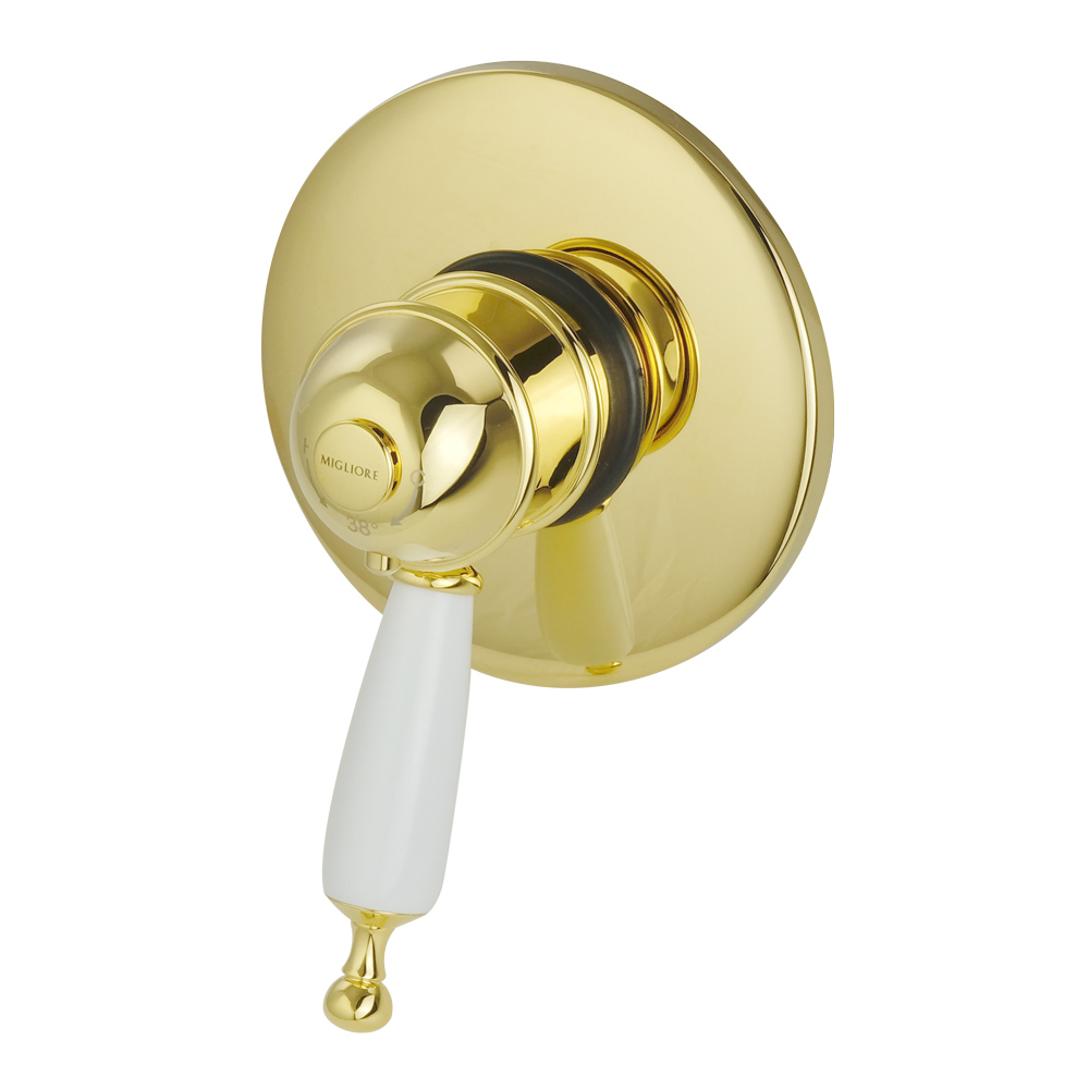 Смеситель для душа встроенный термостатический Migliore Oxford 19180 золото купить