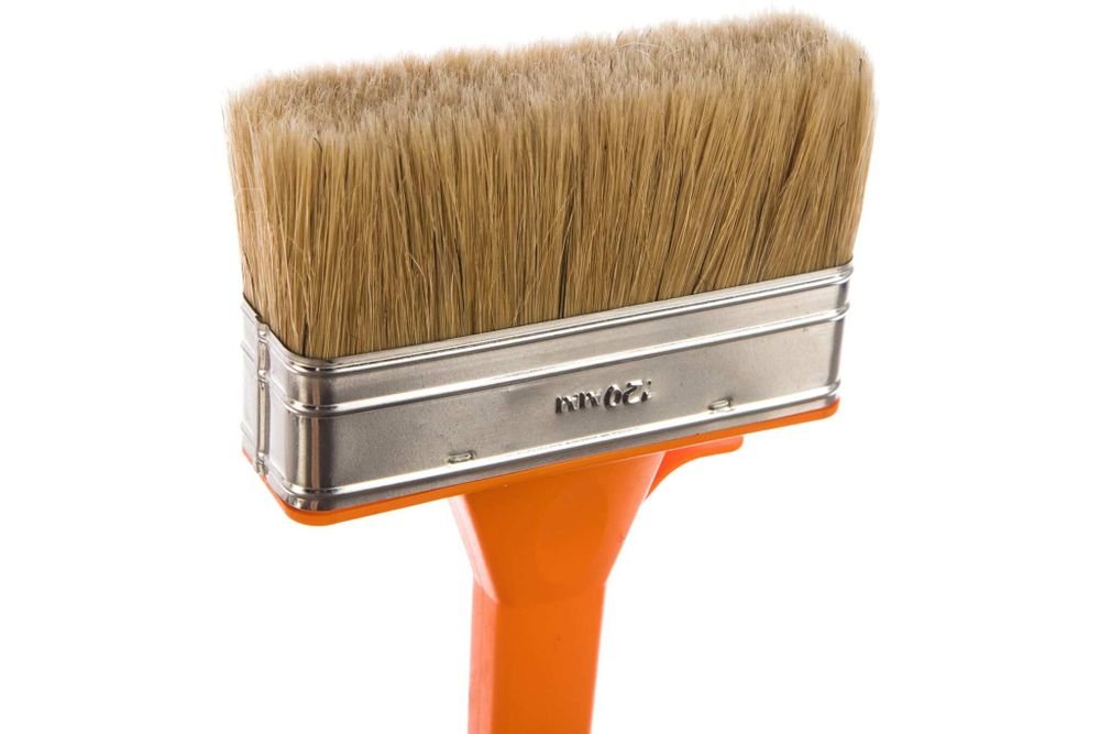 Кисть плоская для водных красок, 120х35 мм, смешанная щетина, пластиковая рукоятка// Matrix