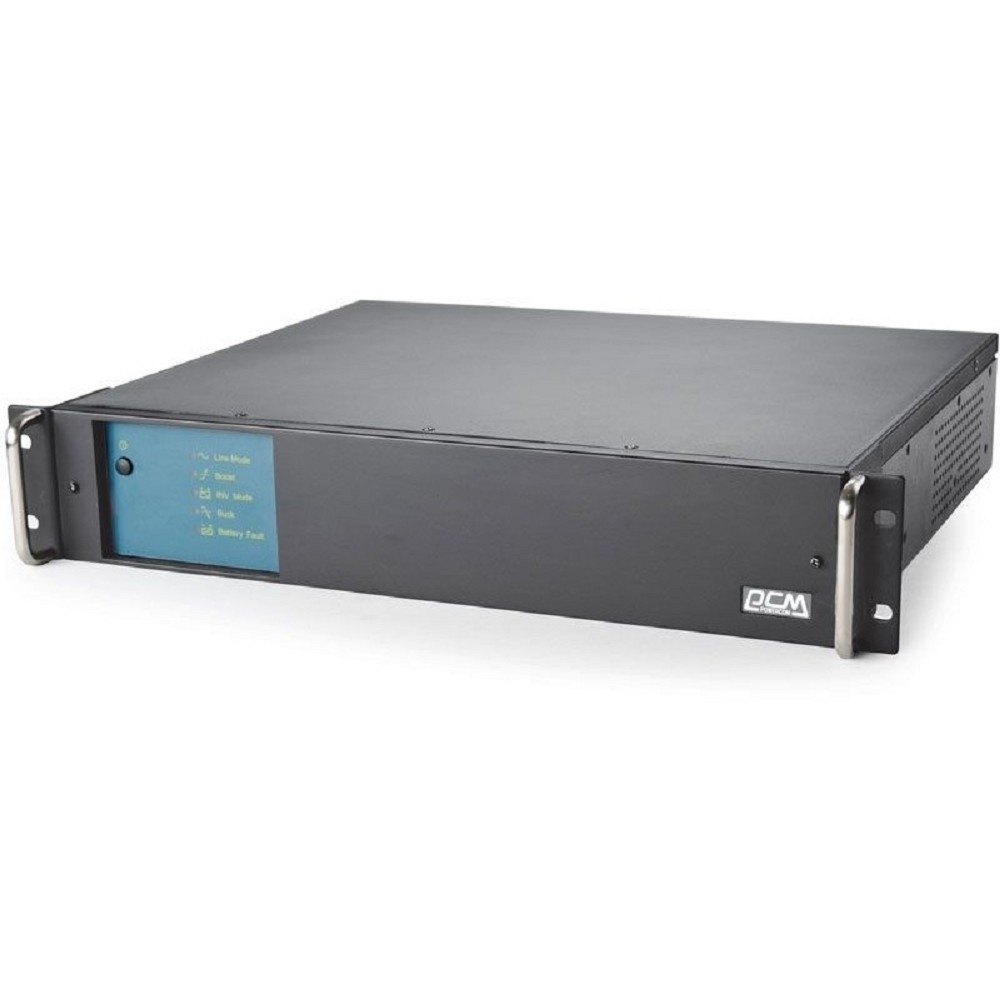 PowerCom King Pro RM KIN-1500AP LCD (2U) ИБП {Line-Interactive, 1500VA/1200W, Rack, 6х С13, Serial+USB, SmartSlot, RS-232} (1152600)