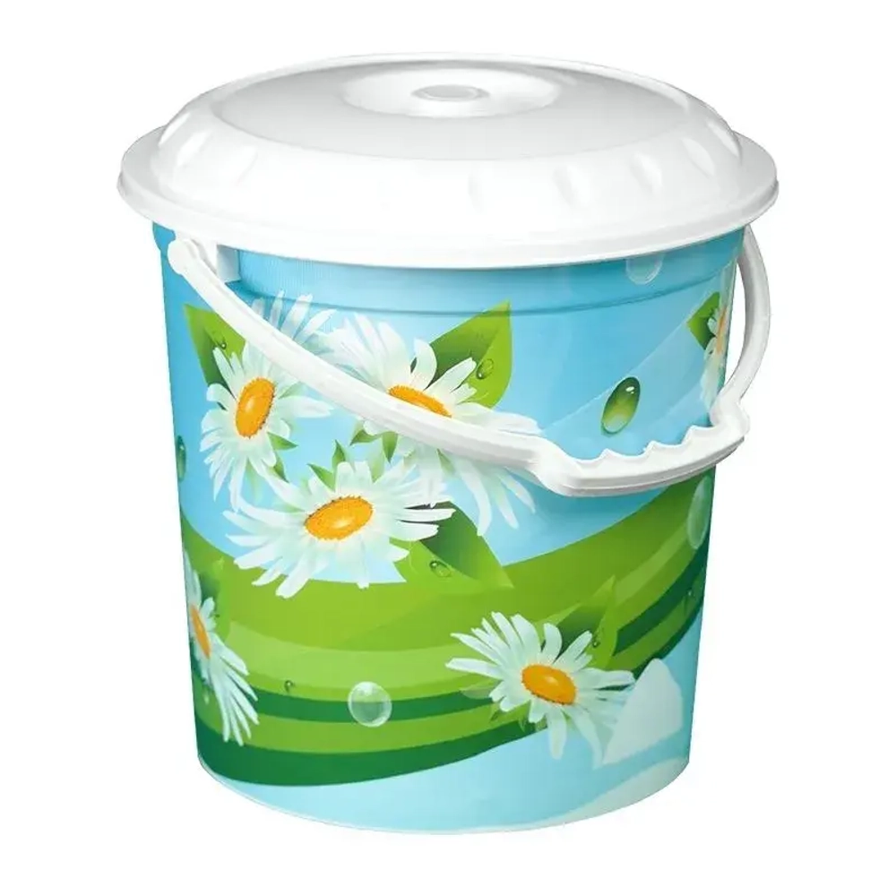 Крышка на ведро Тюльпан 10л (Белый)