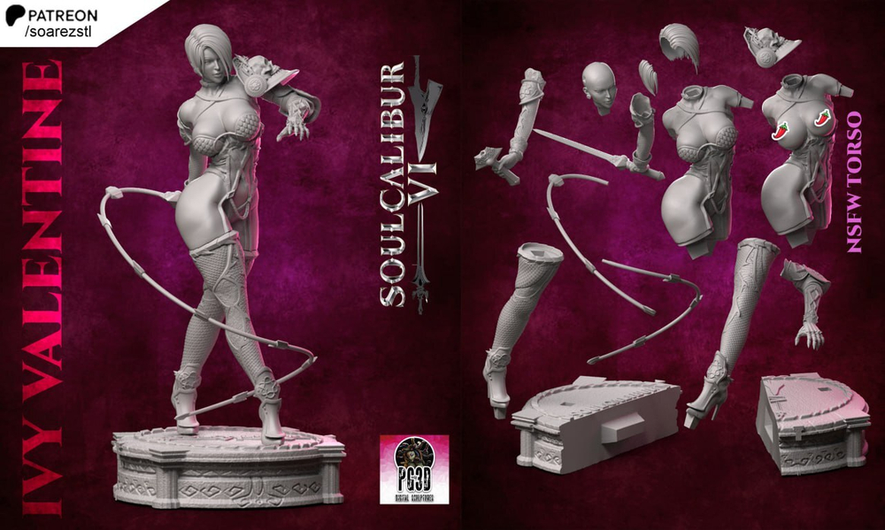 Фигурка Изабелла Валентайн иви Ivy Valentine soulcalibur