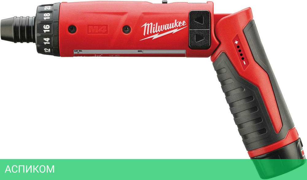 Электрооотвертка Milwaukee M4 D-202B (4933440475)