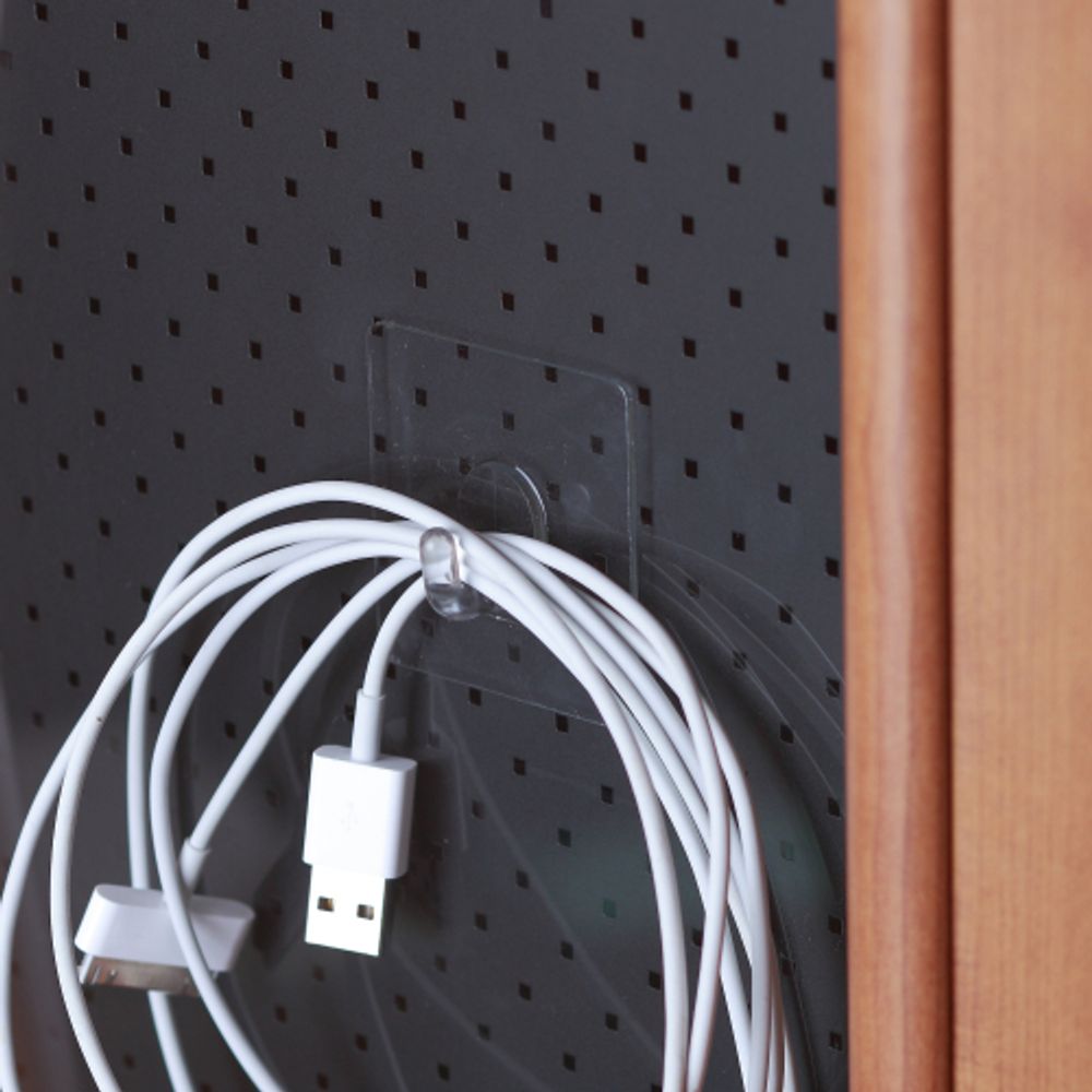 Крючки СИЛА SH5-S4TR-24 на силиконовом креплении 5х5 см прозрачные 4 шт. нагрузка до 1 кг