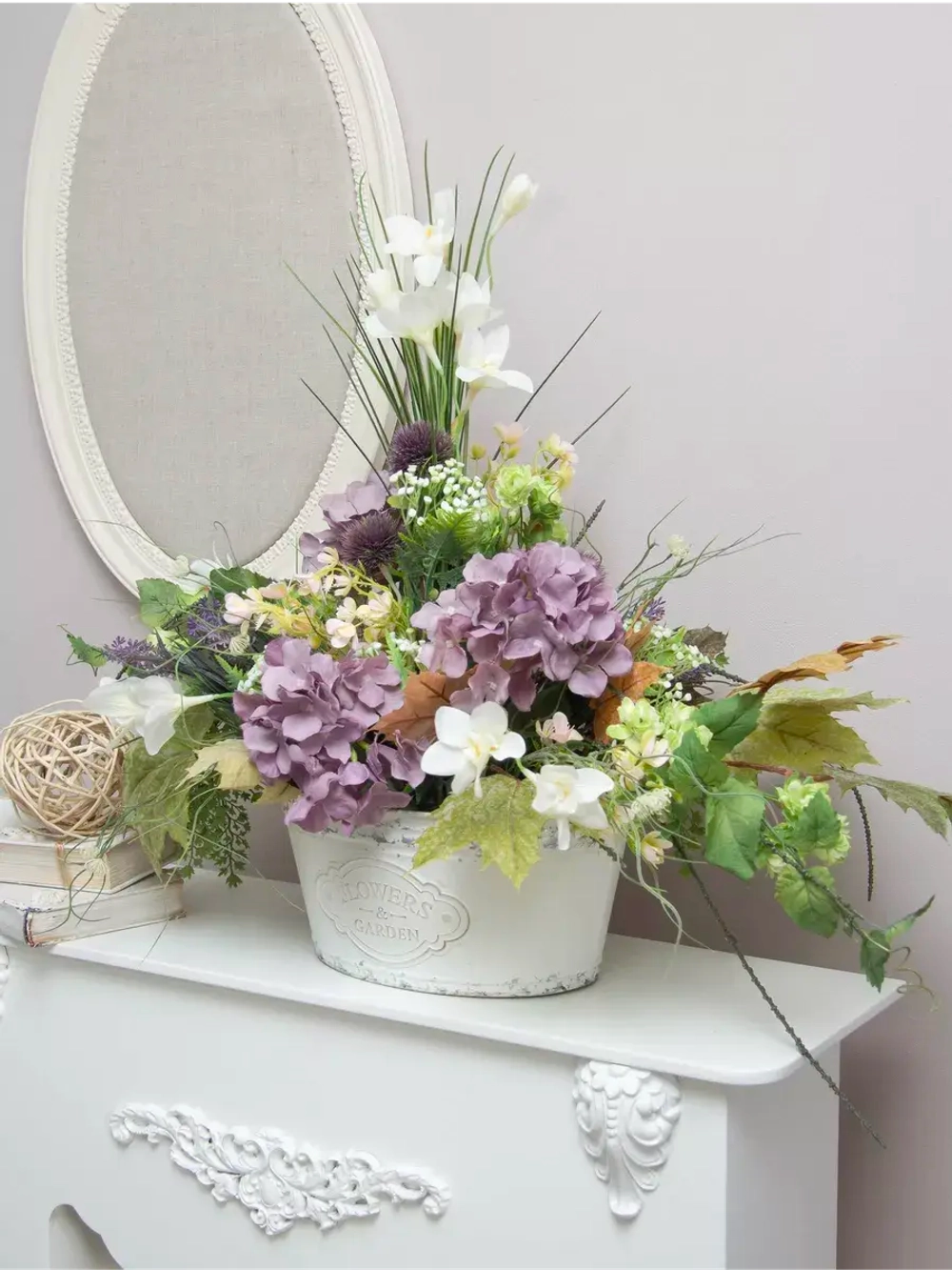 Искусственные цветы для декора в кашпо