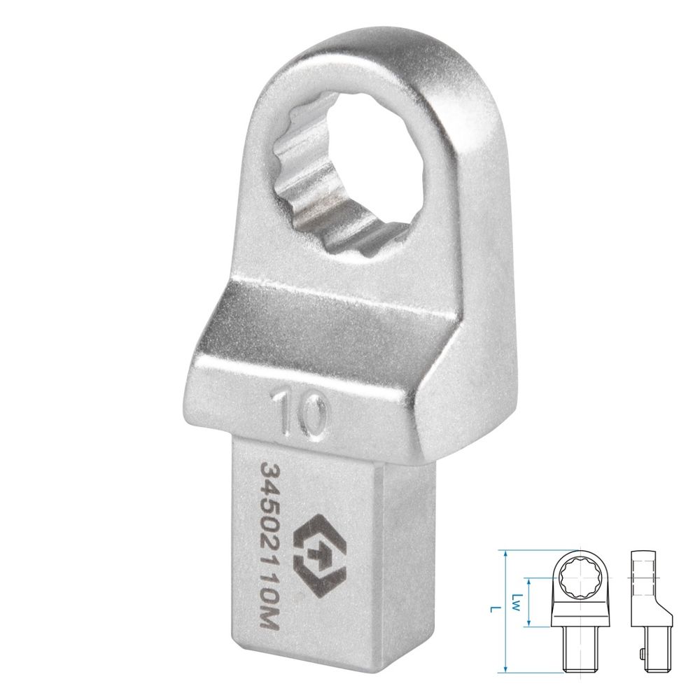 KING TONY (34502110M) Насадка накидная серии "FIT", 10 мм, 9х12 мм