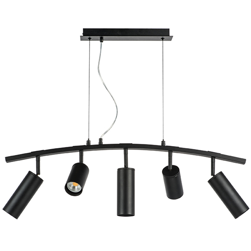 LR735372873 Люстра RULLO 5х50W GU10 ЧЕРНЫЙ (571735+214437-2+214487-3)