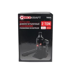 Домкрат бутылочный 2т с клапаном (h min 148мм,h max 278мм) FORCEKRAFT FK-T90204