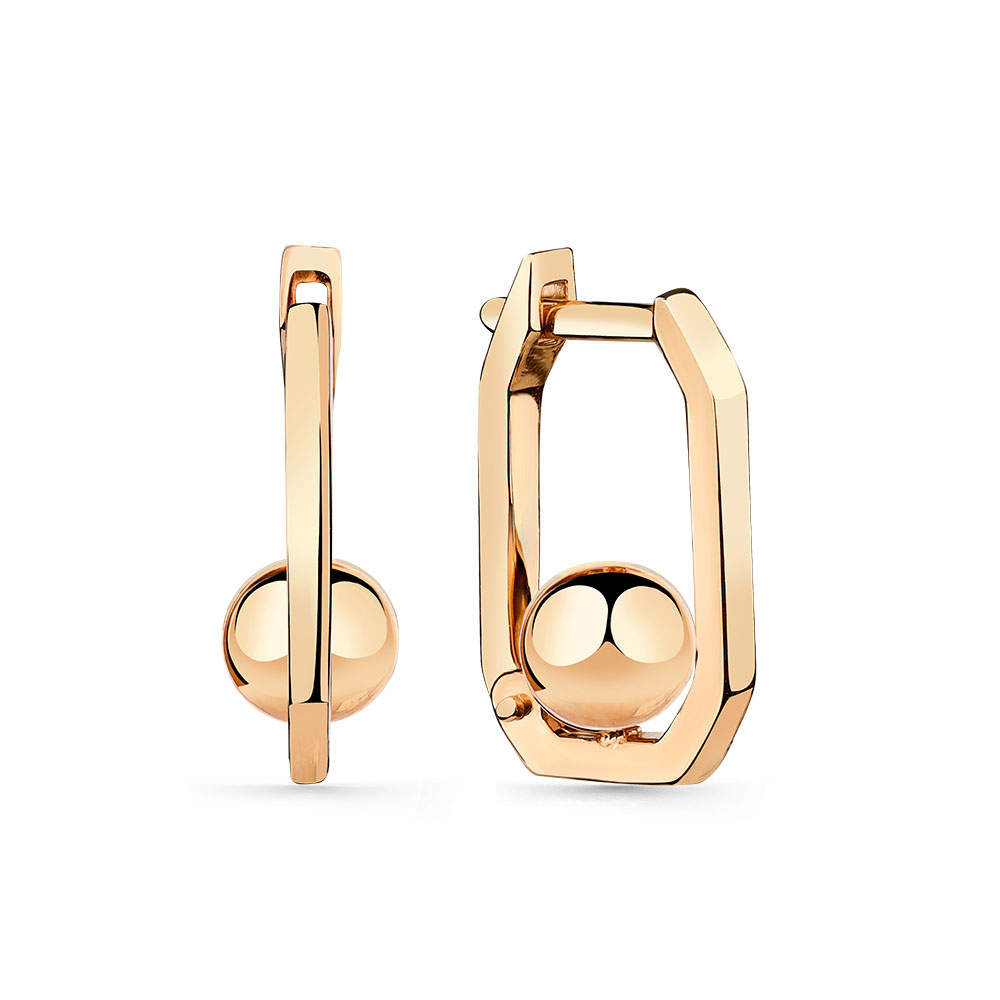 Серьги из золота 585 пробы