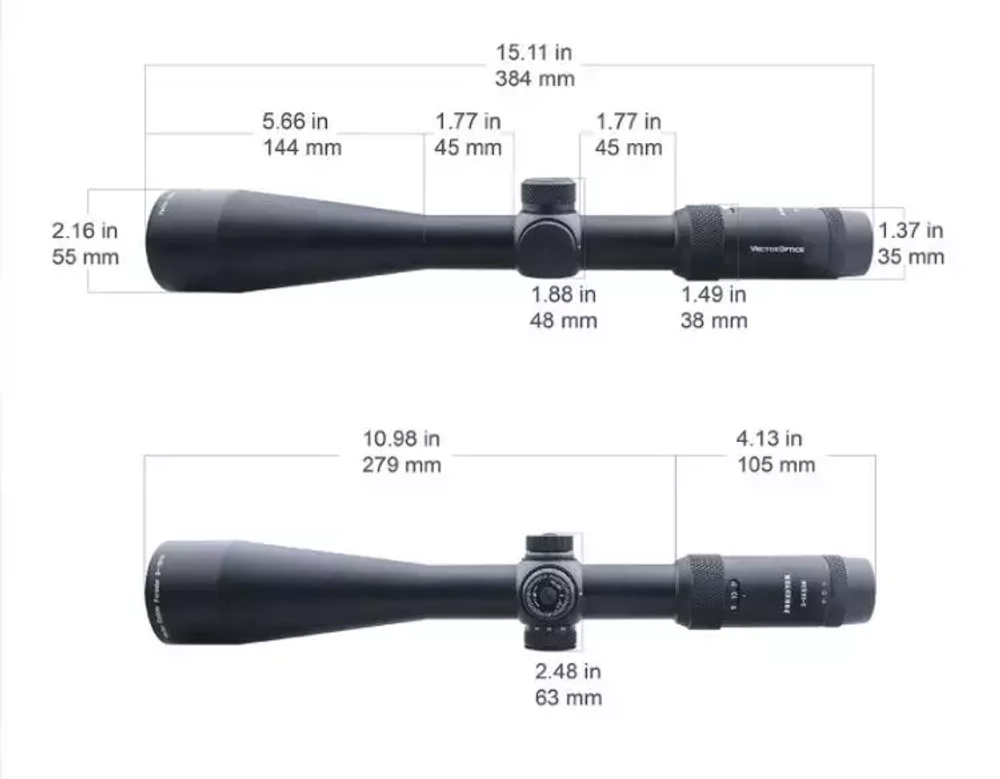 Прицел Vector Optics Forester 3-15x50 SFP(P) - фото 7