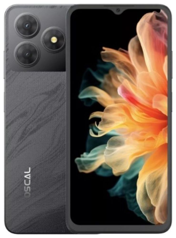 Смартфон OSCAL FLAT 2 6 ГБ/256 ГБ черный