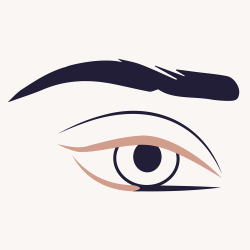 ZOEVA 317 Wing Liner - Косметическая кисть для eyeliner'a, 1 szt.