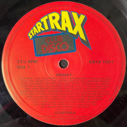 Винтажная виниловая пластинка LP Startrax Club Disco (UK 1981)